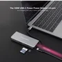 Nano Cable 10.16.1009 - Hub USB-C 9 en 1 Docking Station, 3xUSB 3.0/2xHDMI 4K@30Hz/RJ45 Gigabit/Lector SD-TF/USB-C PD 100W, Aluminio Gris 15 cm